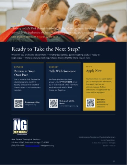 Packet page: Ready to Take the Next Step